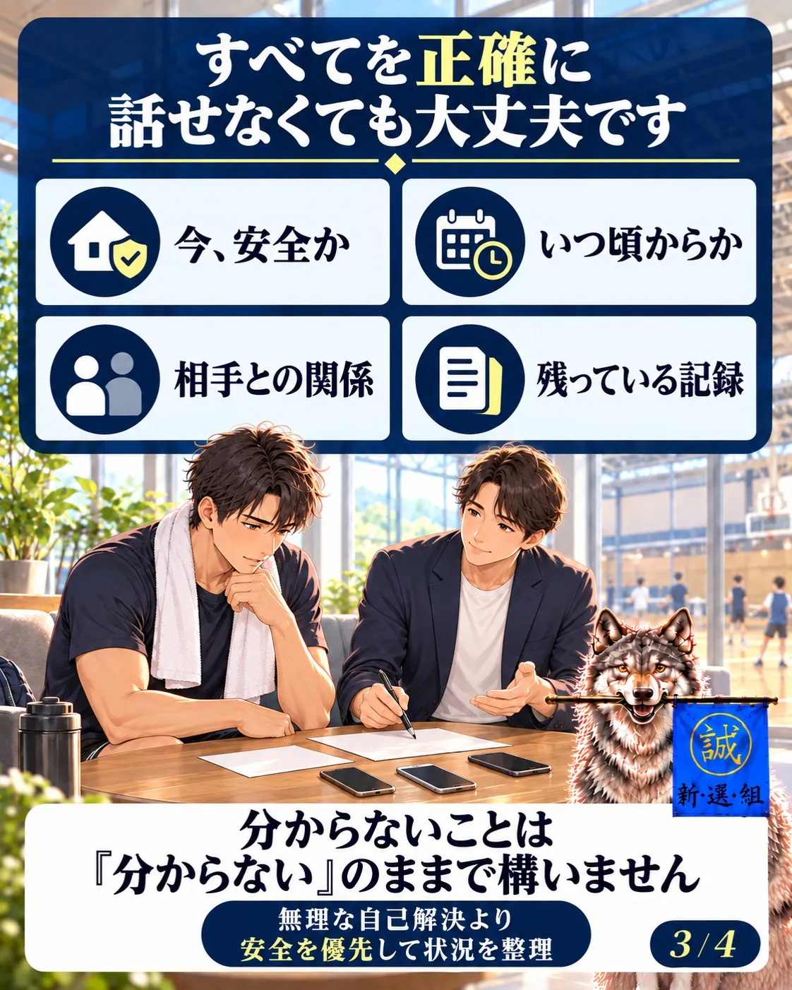 こんにちは、新・選・組です🌿